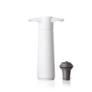 Vacu Vin Wine Saver White (1 Pump, 1 Stopper) Blister
